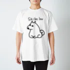 柴犬しばわんこhana873の柴犬(白)　Shiba Inu スタンダードTシャツ