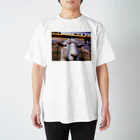 お雑煮屋さん（写真×Tシャツ専門店）のお雑煮_ひつじ Regular Fit T-Shirt