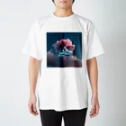 NEON CITYのネオンシティ シリーズ サンカヨウ Skeleton Flower Regular Fit T-Shirt