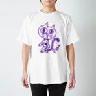 purr-gorogoroのＰｕｒｒ　パープル スタンダードTシャツ