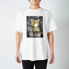 山田雨月shopのねこママクッション暖かいなT スタンダードTシャツ