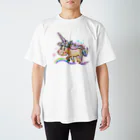 Gemo こうだともこのユニコーンキラキラ スタンダードTシャツ