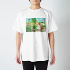 さとうめぐみ絵本グッズのミルフィーユちゃん スタンダードTシャツ