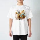 Connect Happiness DesignのGolden  Leaves Regular Fit T-Shirt