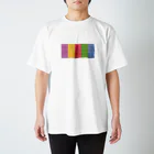 iroiroiのチェック柄 彩り Regular Fit T-Shirt