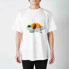 ari_to_kemuriのドット・オムライス 티셔츠