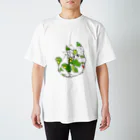 キカチュウ/猫峰四葉の茶々丸_004(前面) スタンダードTシャツ