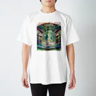 窓際寿限無のmagic library Regular Fit T-Shirt