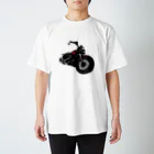 YUTANEKO公式ショップのアメリカンバイク スタンダードTシャツ