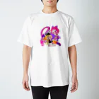 くるみの【童話シリーズ】3月うさぎとチェシャ猫 Regular Fit T-Shirt