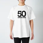 猫背屋の50 SHOULDER Regular Fit T-Shirt
