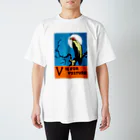 動物アルファベットのVはヴァルチャーのV Regular Fit T-Shirt