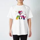 FulFullBulBull(フルフルブルブル)のフルフルの"いつくしむ!"シリーズ【pocowAmocop】 Regular Fit T-Shirt