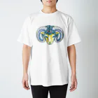 Cɐkeccooのすまし顔のヒツジ-カラフル Regular Fit T-Shirt