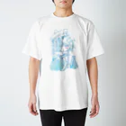 二猫/NIMOO -SHOPの天使界隈×キョンシー　(背景文字無) Regular Fit T-Shirt