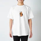 flowerrabbitのねむねむハムスター Regular Fit T-Shirt