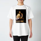 世界美術商店の病めるバッカス / Young Sick Bacchus Regular Fit T-Shirt