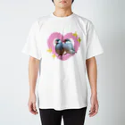 oikenokaeru3のラブラブンチョウ Regular Fit T-Shirt