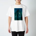 世界美術商店の東京二十景 馬込の月 / Moon at Magome Regular Fit T-Shirt