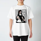 Jimiko Maiden (ジミコメイデン)の 【Jimiko Maiden】困り顔メイド Regular Fit T-Shirt