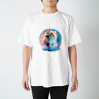 aianimalartyamaのしゃぼんねこb Regular Fit T-Shirt