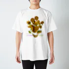 art-Laboのゴッホ 【世界の名画】 ひまわり アレンジ ポスト印象派 絵画 美術 art van Gogh Regular Fit T-Shirt