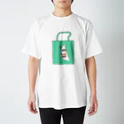 スズキナリのお店の【ソフトクリームとネイル】のバッグver. Regular Fit T-Shirt