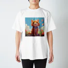 ネオン街/Neon Streetの魔法猫TIYCHA Regular Fit T-Shirt