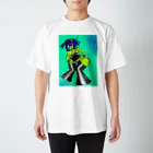 小籠店 ぼんじり本舗のエレクトリックがーる Regular Fit T-Shirt