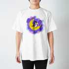 草原で走りたいの華麗なるカレイ子さんと三日月 Regular Fit T-Shirt