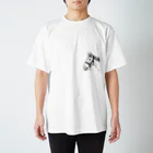 ユルークうーまショップのあし毛のモグモグ馬 Regular Fit T-Shirt