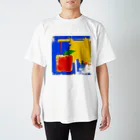 にょんのTシャツ屋さんのりんごアート スタンダードTシャツ