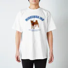 satitama屋の美濃柴立ち姿Ⅱ（青） Regular Fit T-Shirt