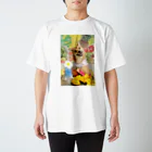 柴犬グッズ専門店 あられ堂の柴犬　真夏のリゾート001 Regular Fit T-Shirt