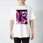 brand-new-cat-worldの大気圏に突入するにゃ！ スタンダードTシャツ