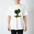 kyarikosanのドットの木 スタンダードTシャツ