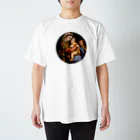 世界美術商店の小椅子の聖母 / Madonna della seggiola Regular Fit T-Shirt