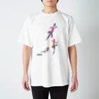 jamfish_goodiesのCOLORトカゲFAMILY Regular Fit T-Shirt