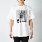 SAMURAI_JPの花火Fireworks（ブラック） スタンダードTシャツ