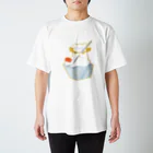 星野ねこはるのかき氷のシロクマ スタンダードTシャツ