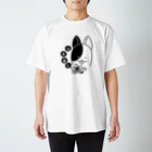 いたばし犬部のいたばし犬部とニリンソウ Design by　笹 Regular Fit T-Shirt