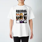 ZUKINDOGSの犬ロック スタンダードTシャツ