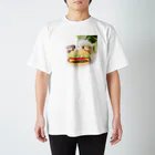 kumamia（くまみあ）のくまの3兄弟（ハンバーガー） Regular Fit T-Shirt