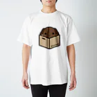 ツギハギ ニクの【Boxed * Dog】カラーVer Regular Fit T-Shirt