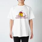 books_and_azarashiのPUDDING AND AZARASHI Regular Fit T-Shirt