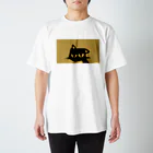 【KOTCH】 Tシャツショップのタレねこ　イエロー スタンダードTシャツ