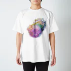 K_flowerのRainbow Carnation スタンダードTシャツ