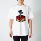 ツギハギ ニクの【Boxed * Horror】カラーVer Regular Fit T-Shirt