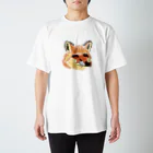 【KOTCH】 Tシャツショップのキツネ　ロゴ スタンダードTシャツ