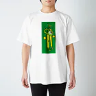 sumanandaのTape case body and the cellophane tongue （green） スタンダードTシャツ